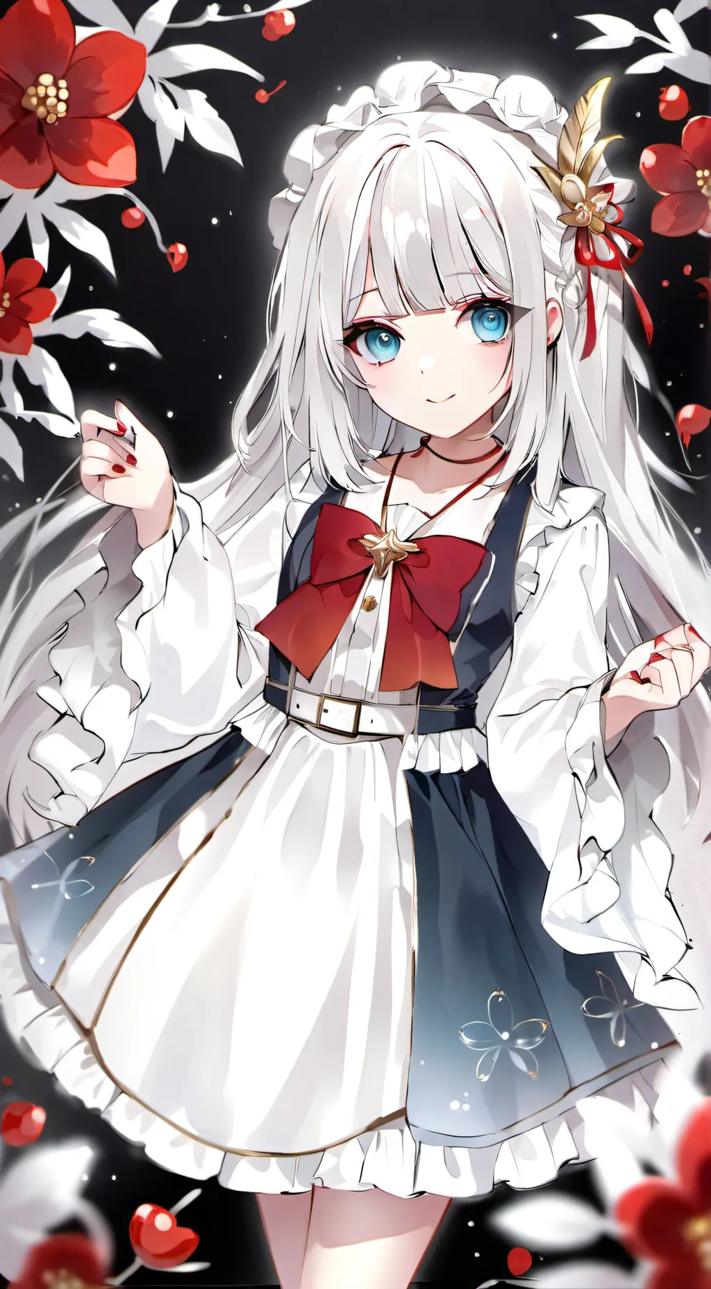 ai character: oh my God ghost background