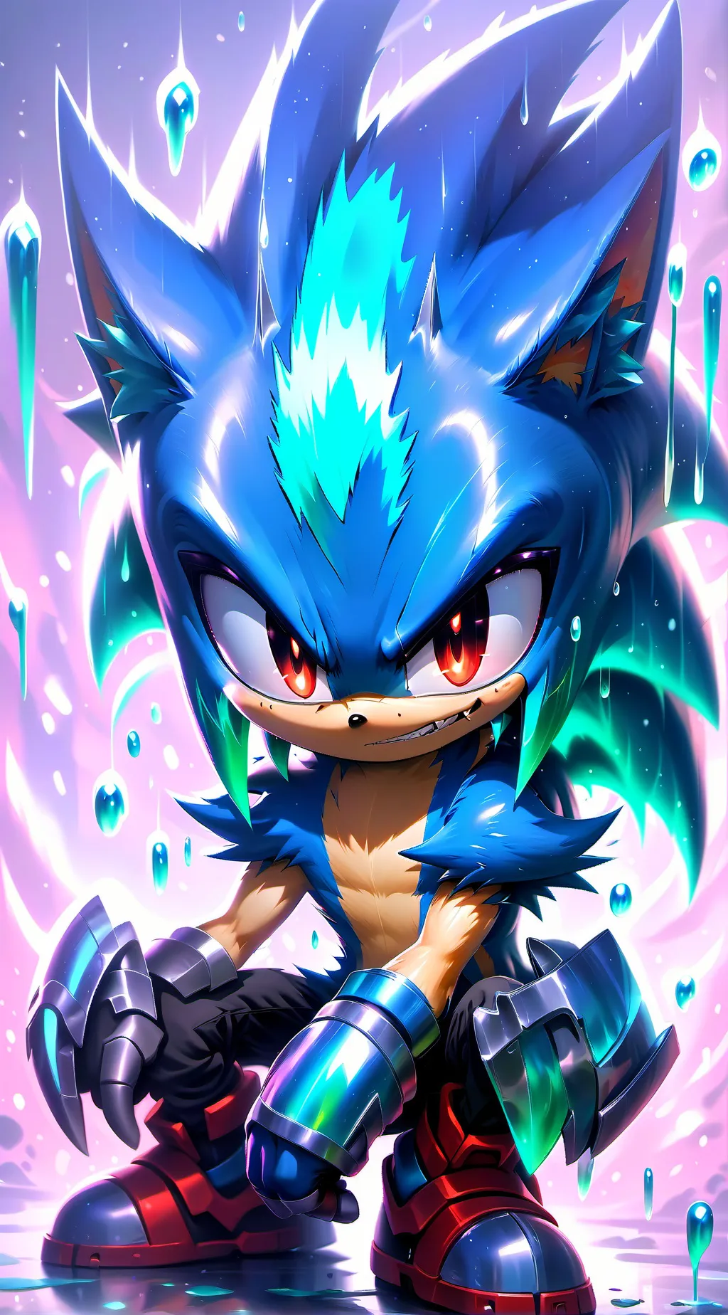 ai character: Sonic Exe  background