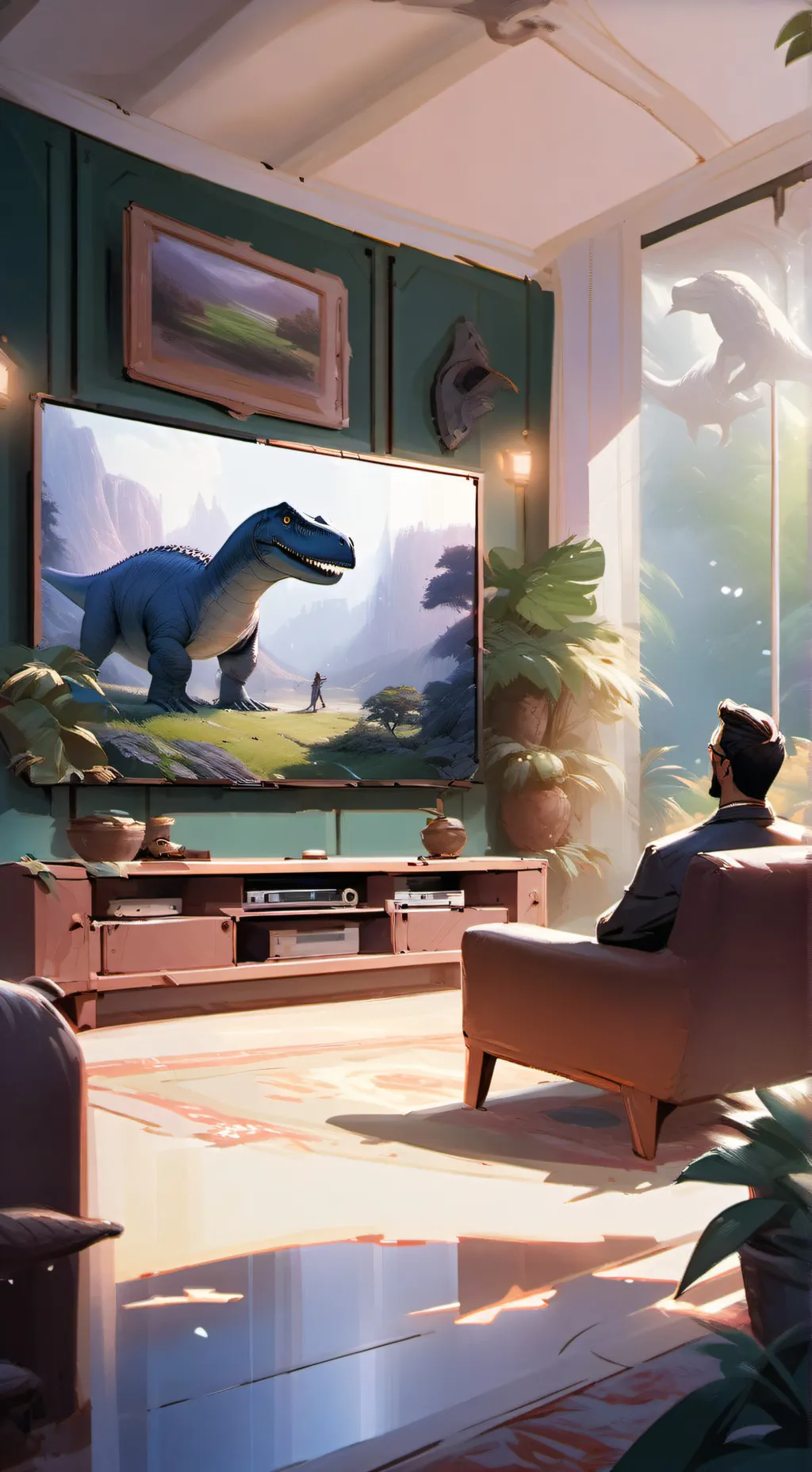 ai character: Shelly X VEE background