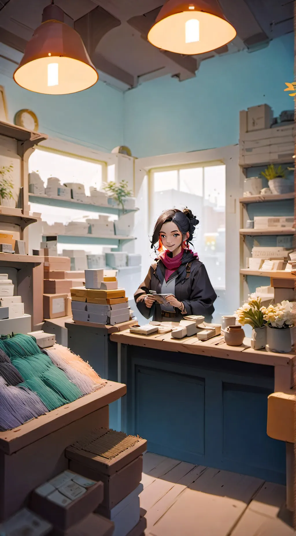 ai character: Busines Simulator background