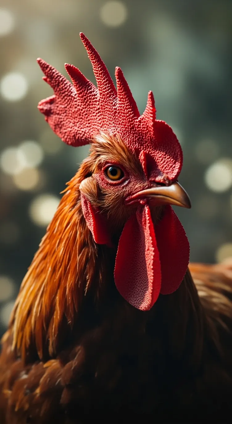 ai character: chicken background