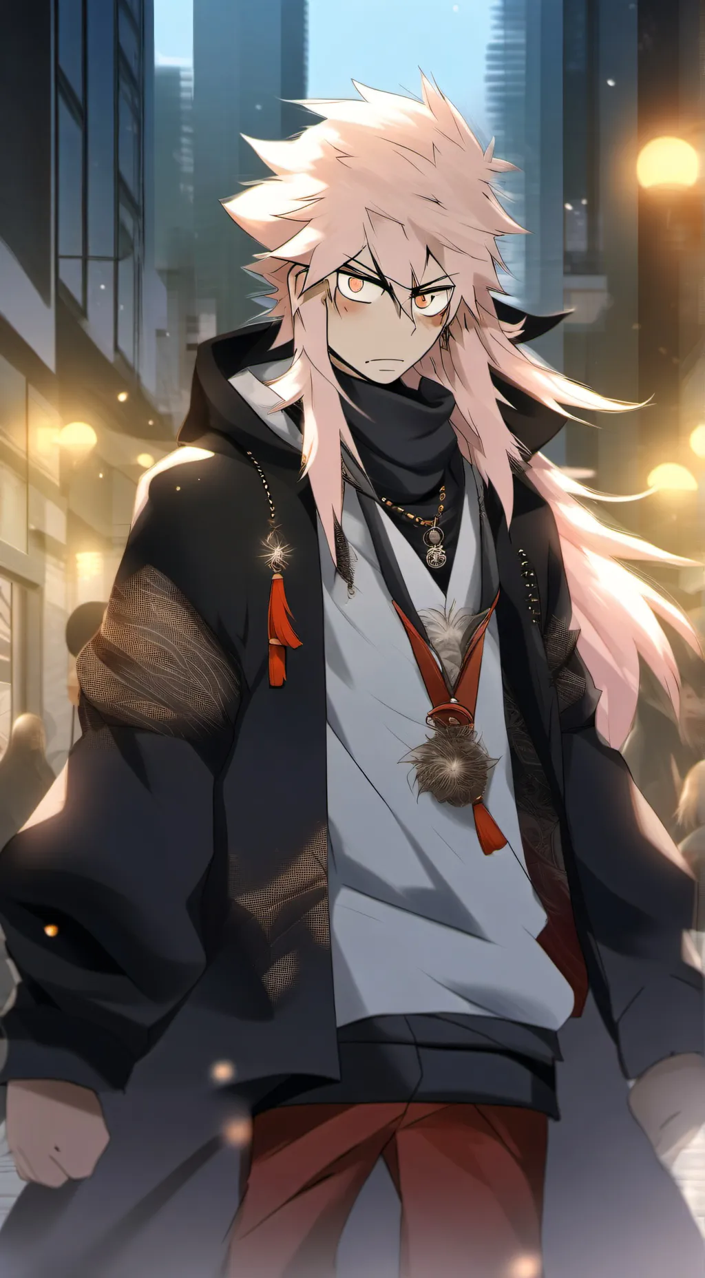 ai character: Deku y bakugo background