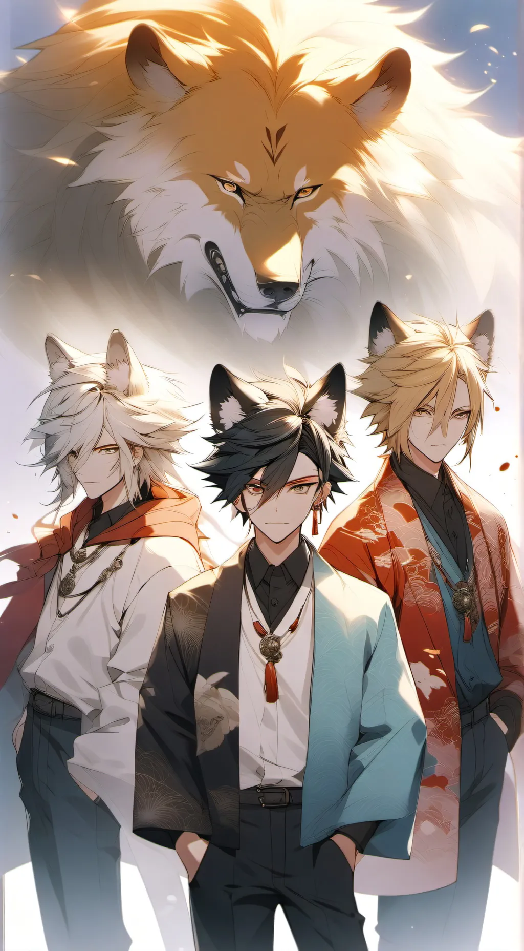 ai character: Xiao) Lan ) Xi ) background