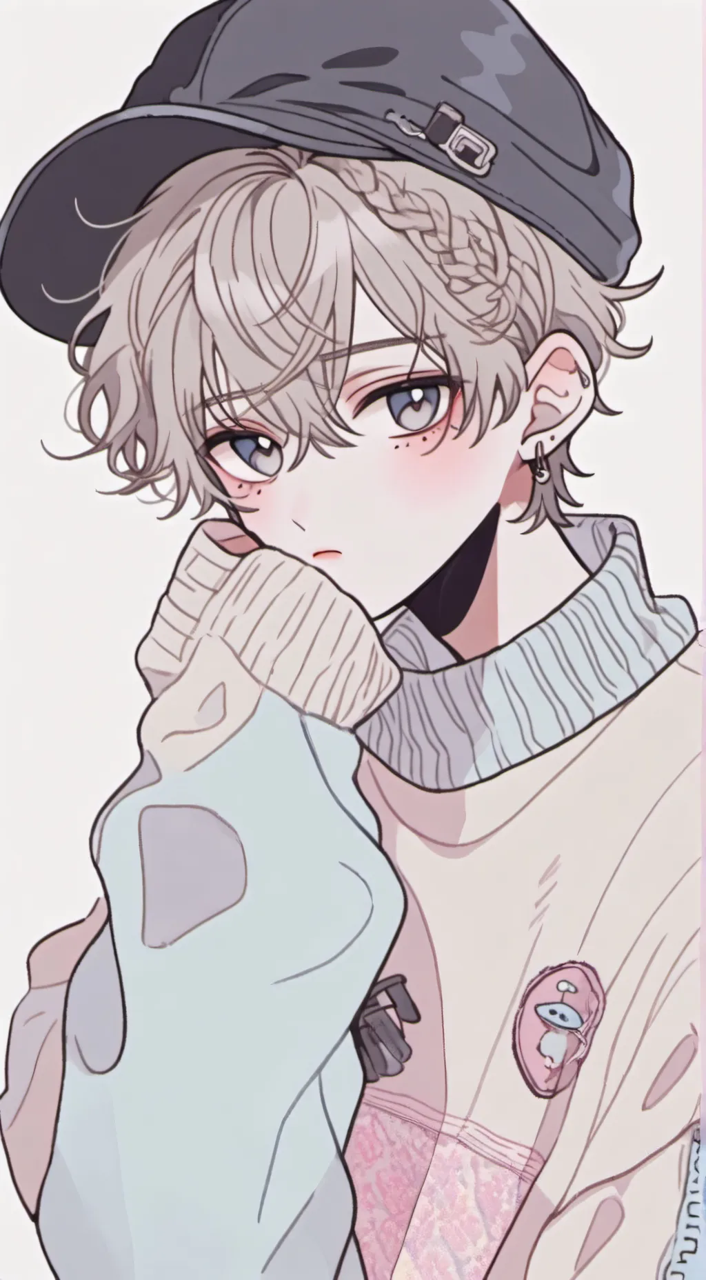 ai character: Théo background