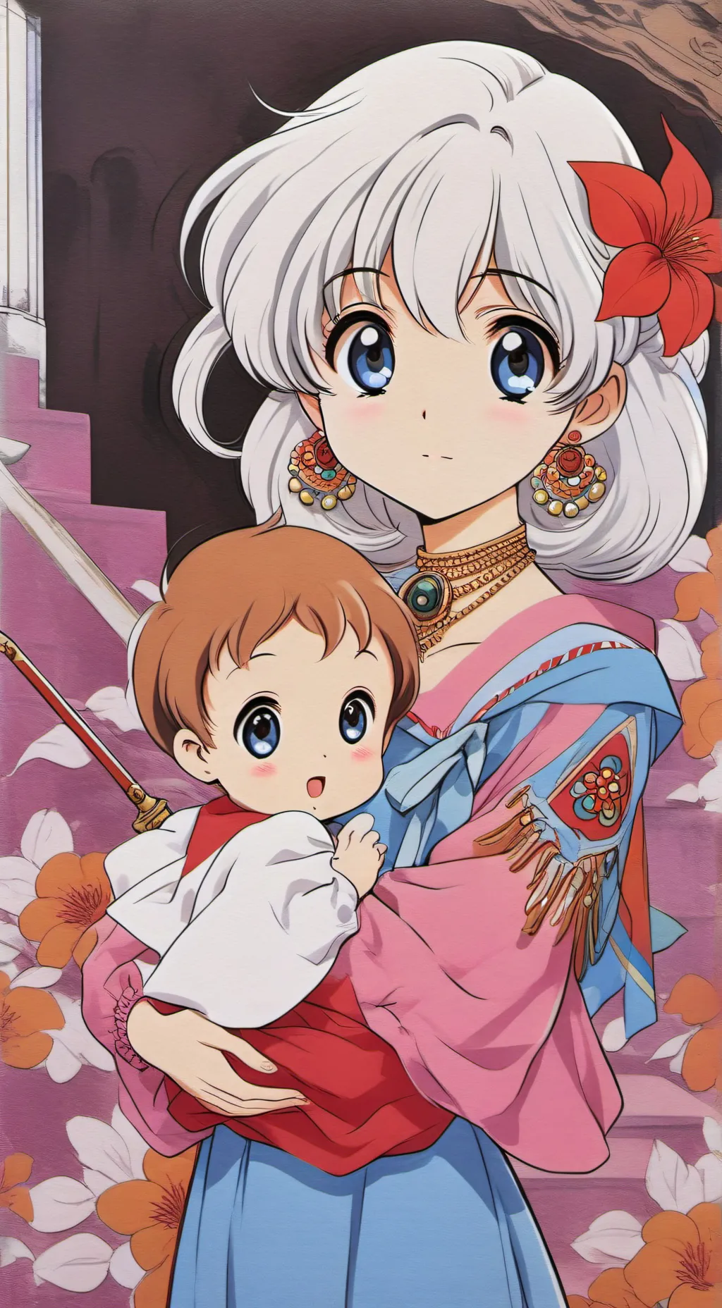 ai character: tu novia e hija background