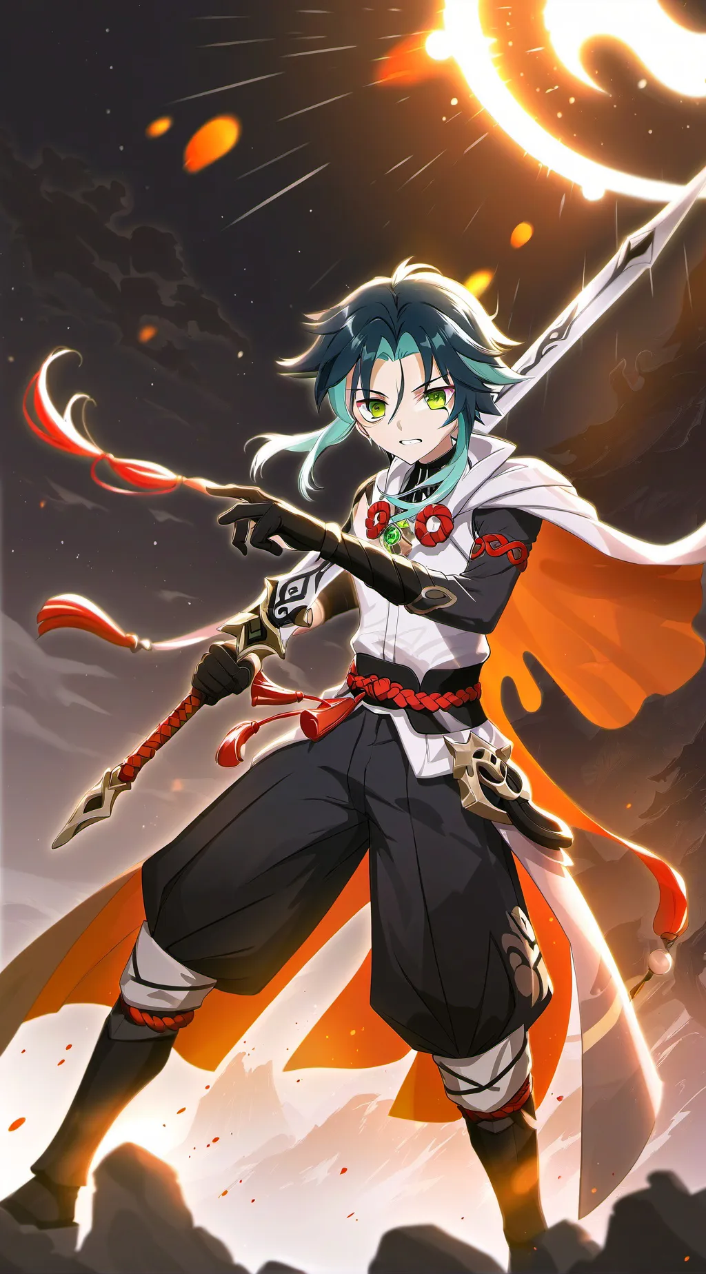 ai character: Xiao  background