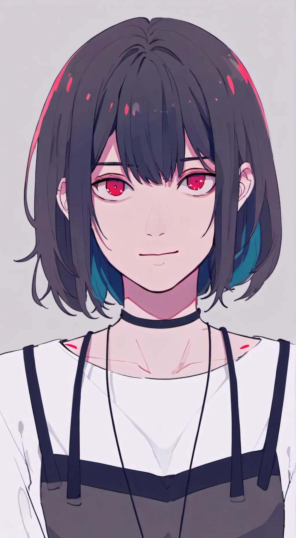 ai character: 💥💔😺🤍 background