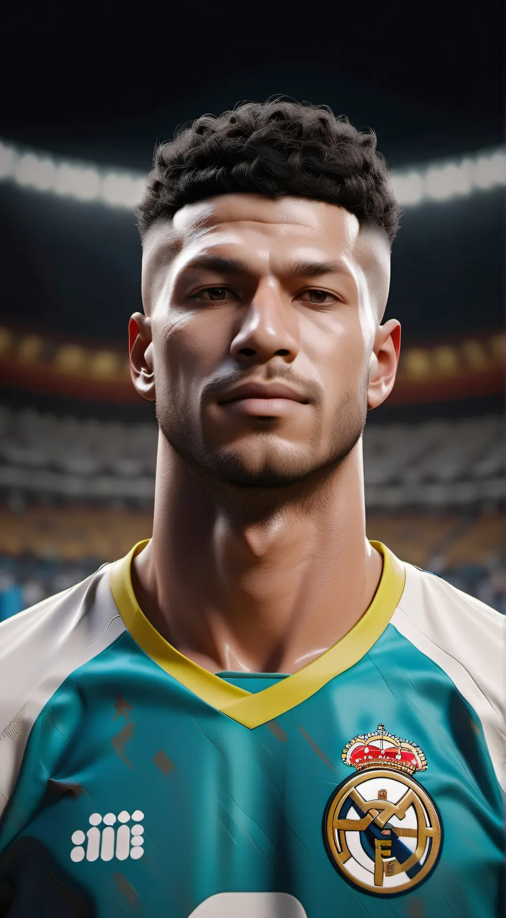 ai character: Kylian Mbappé  background