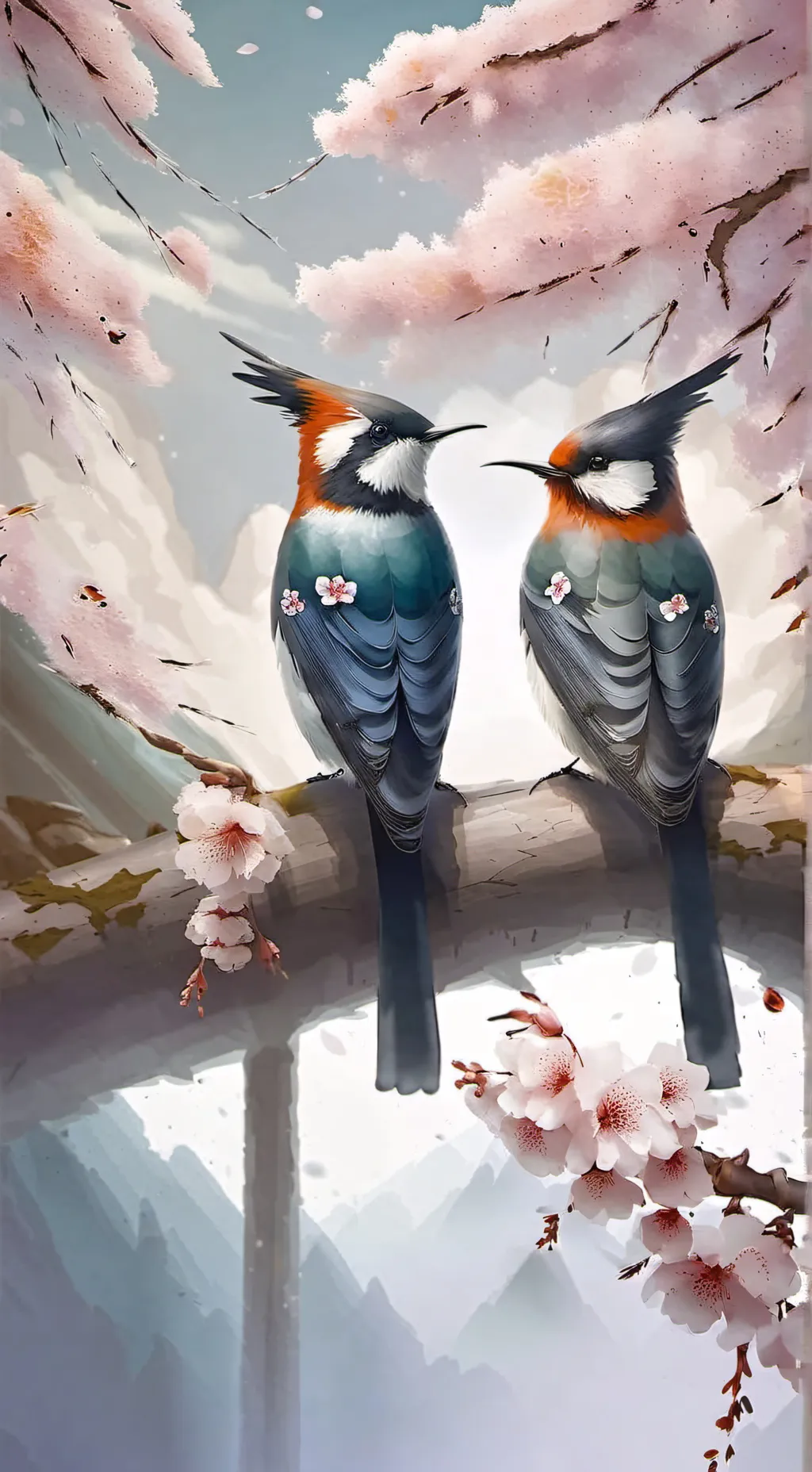 ai character: AOT sea background