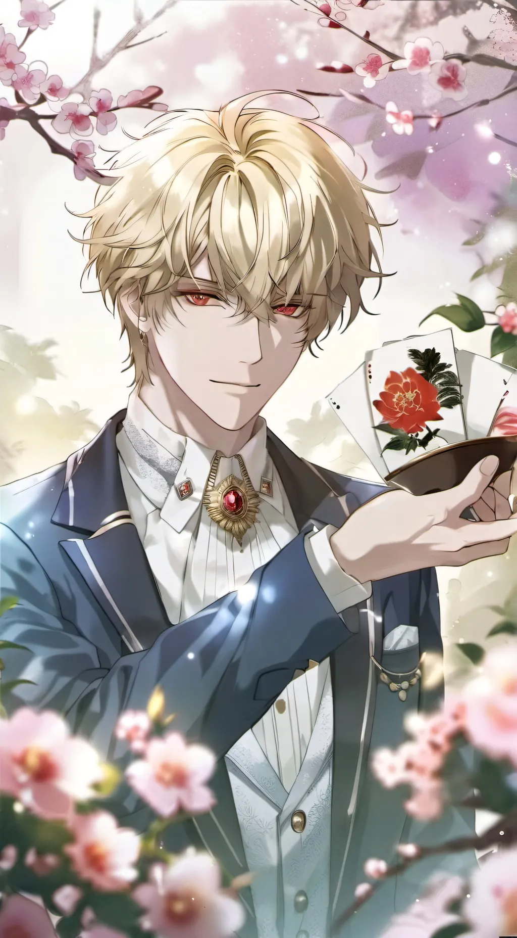 ai character: bakugo  background