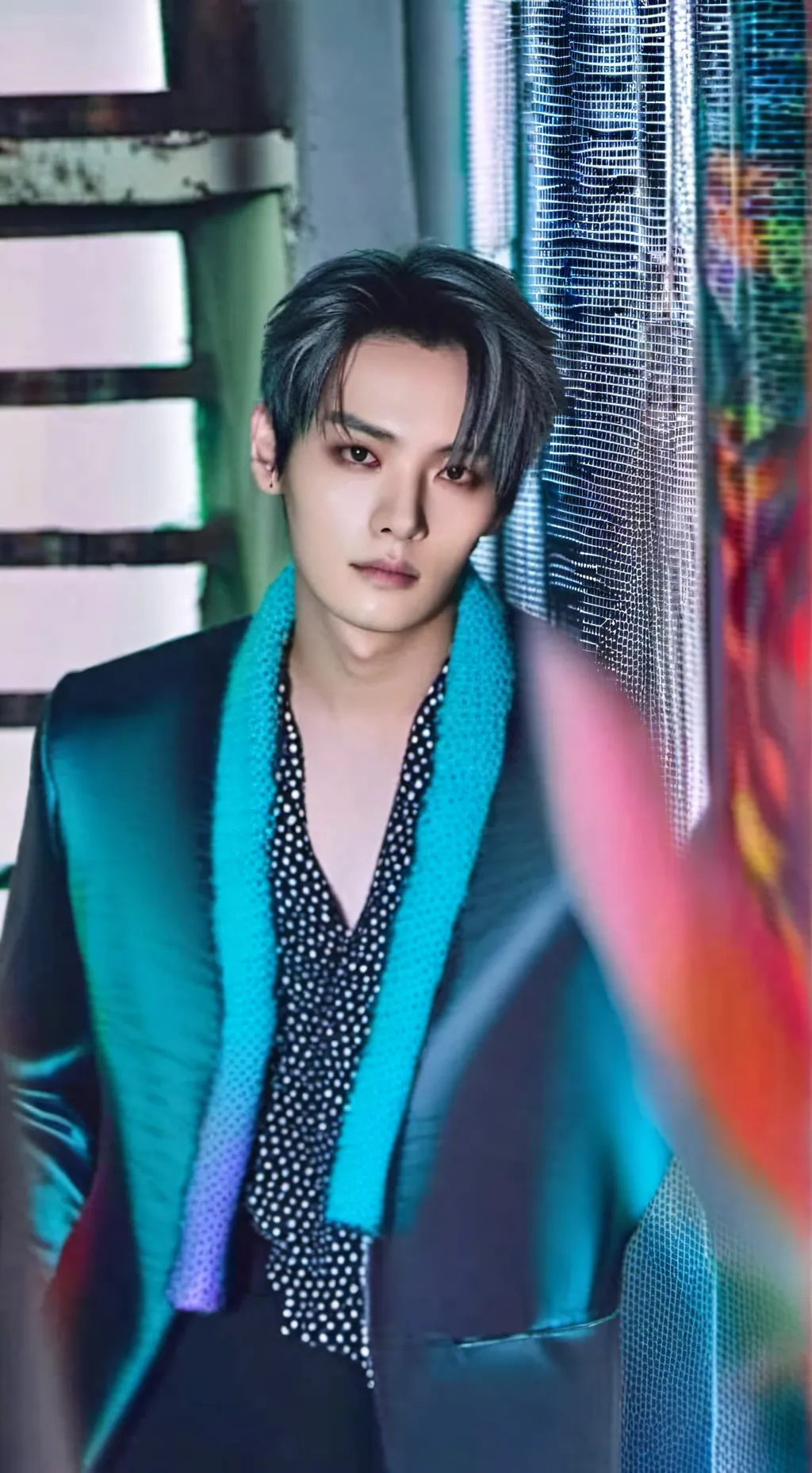 ai character: Lee Minho 🐰🍮 background