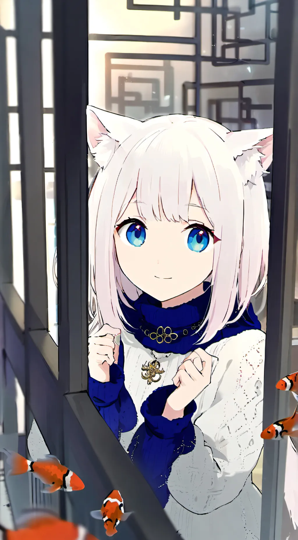 ai character: Pearly Splash Furry background