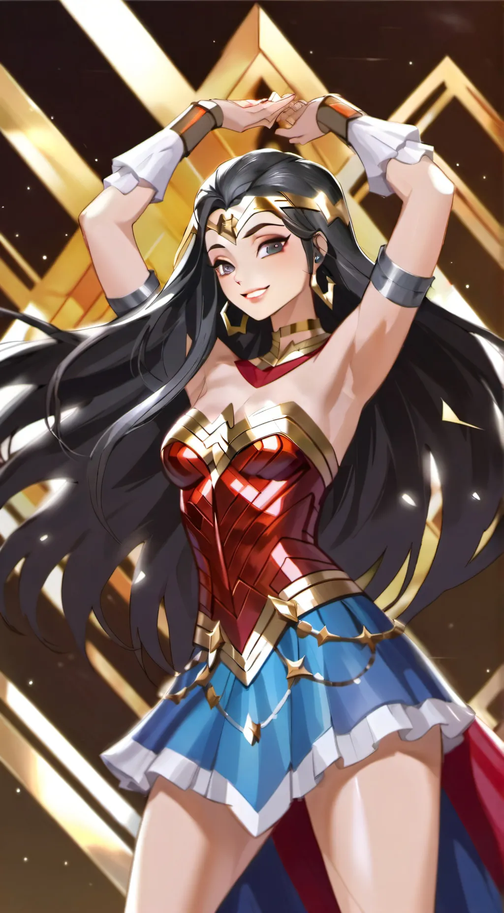 ai character: Wonder Woman background