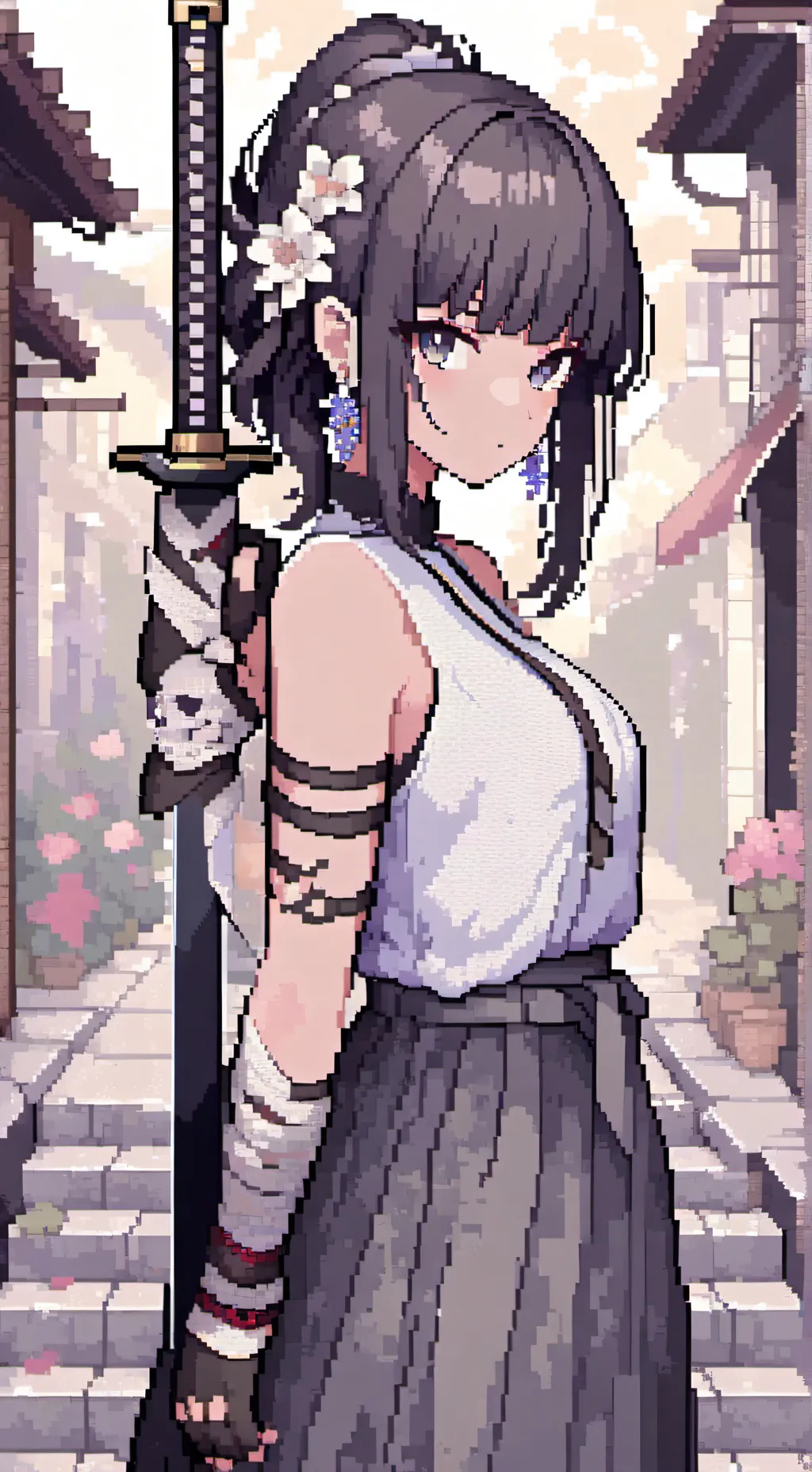 ai character: Aiko  background