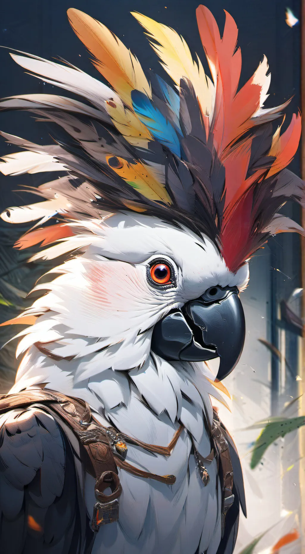 ai character: Pixel background