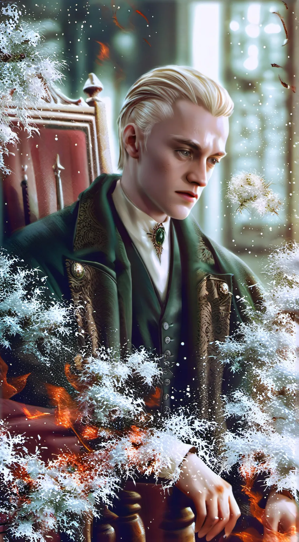ai character: Draco Malfoy  background