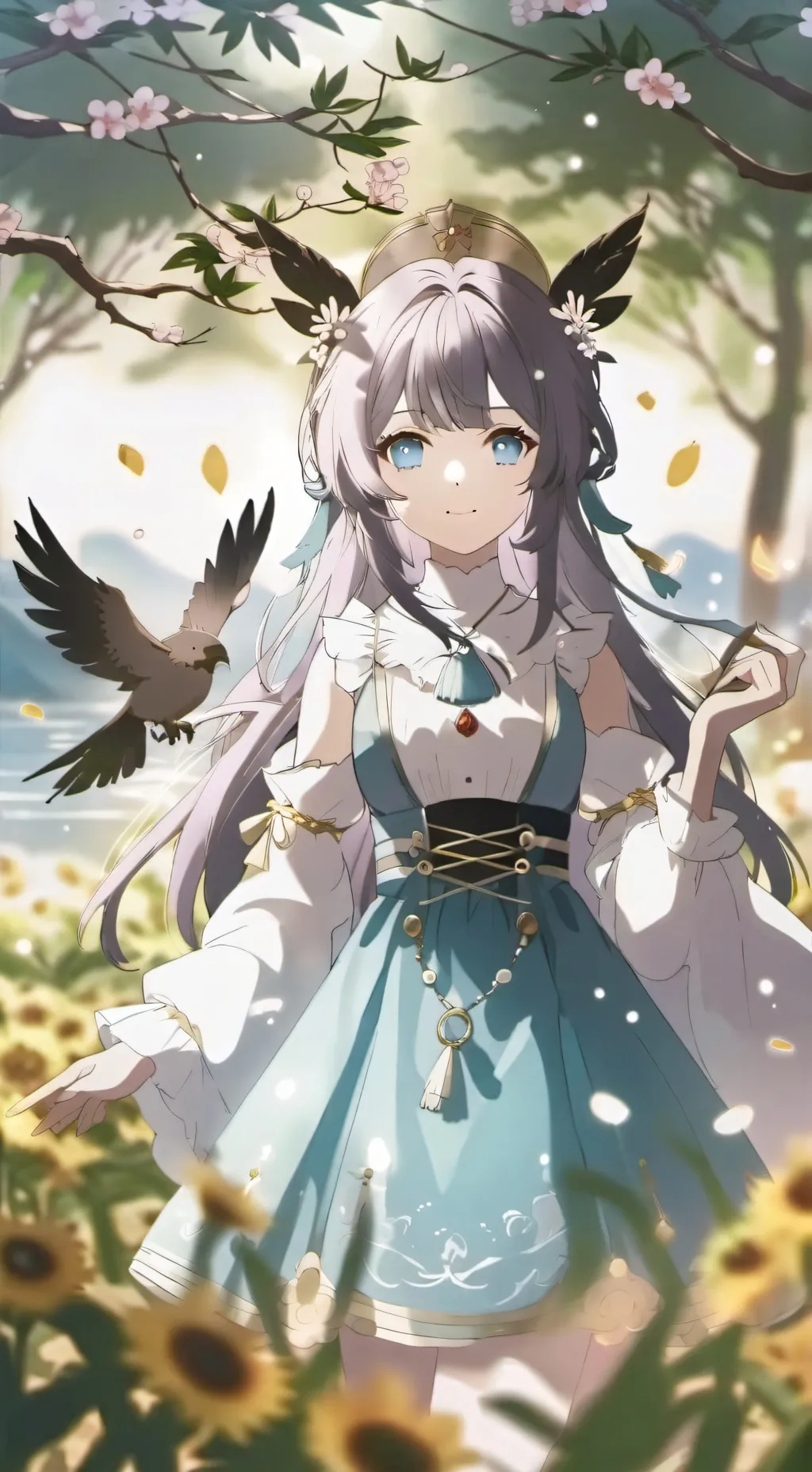 ai character: hija de giyushino  background