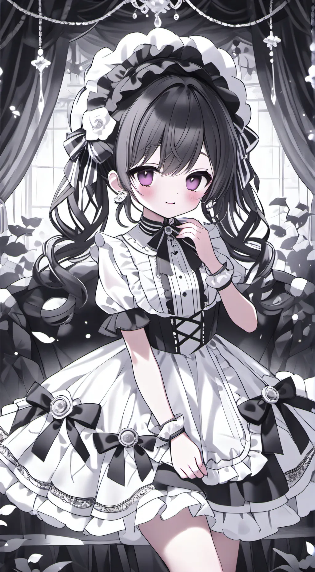 ai character: Anya UwU 🌸⭐️🌼 background