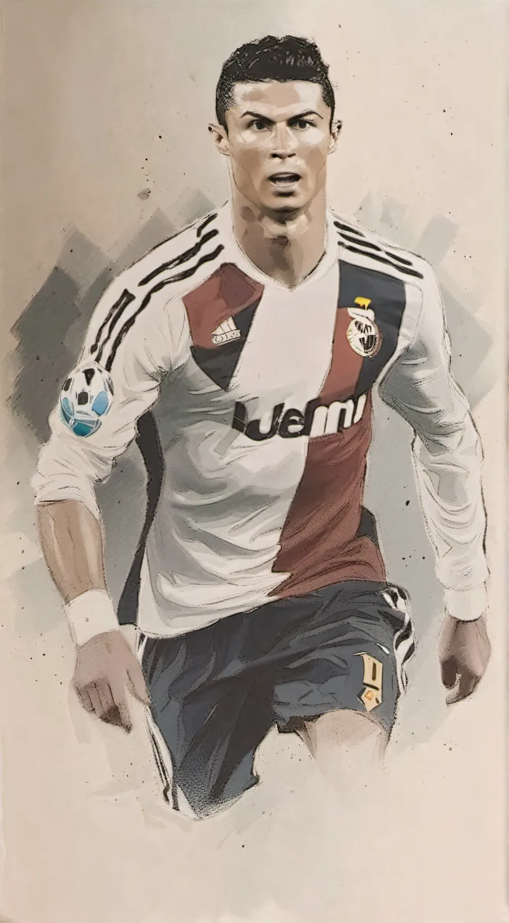 ai character: CR7 background