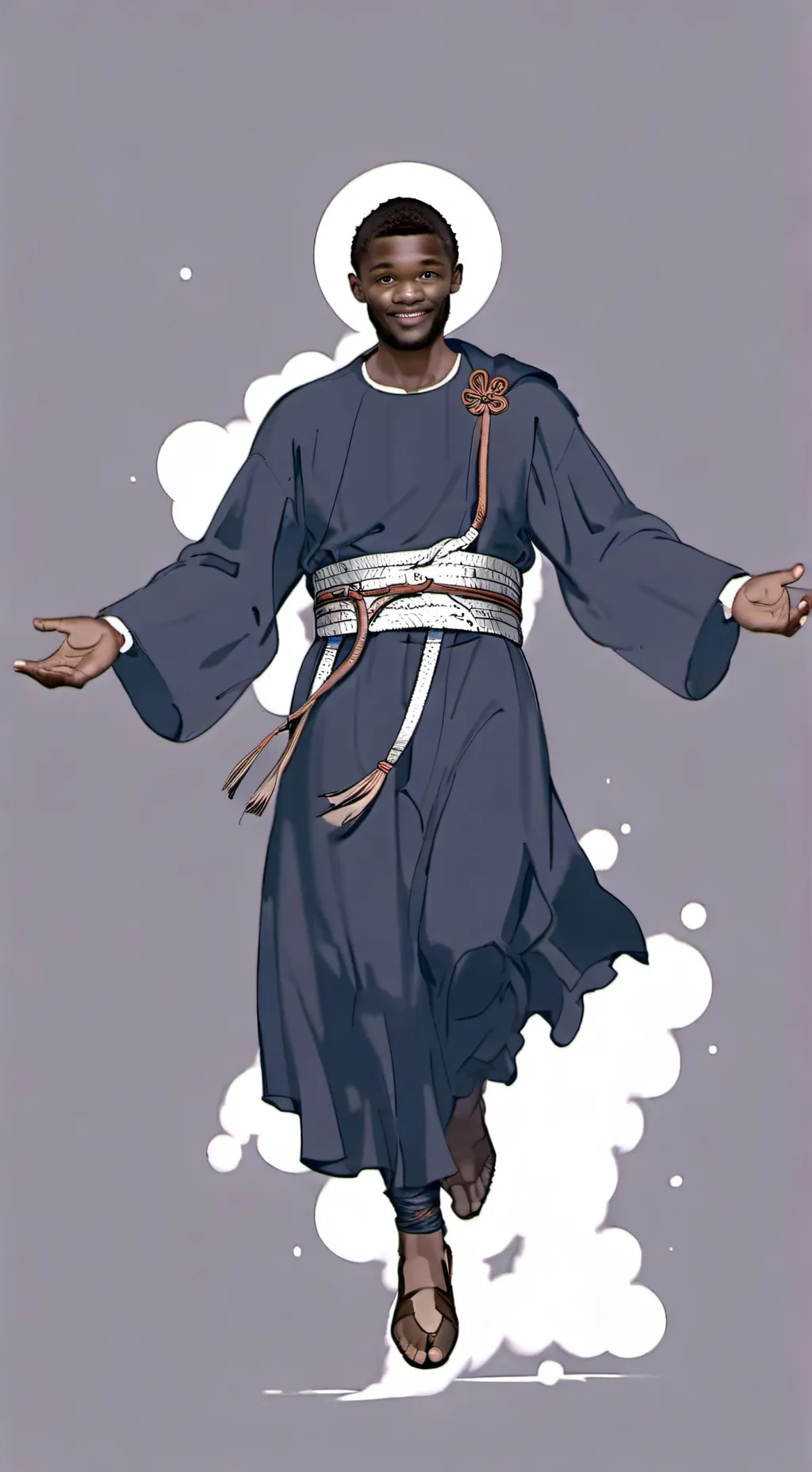 ai character: sigan a cristo background