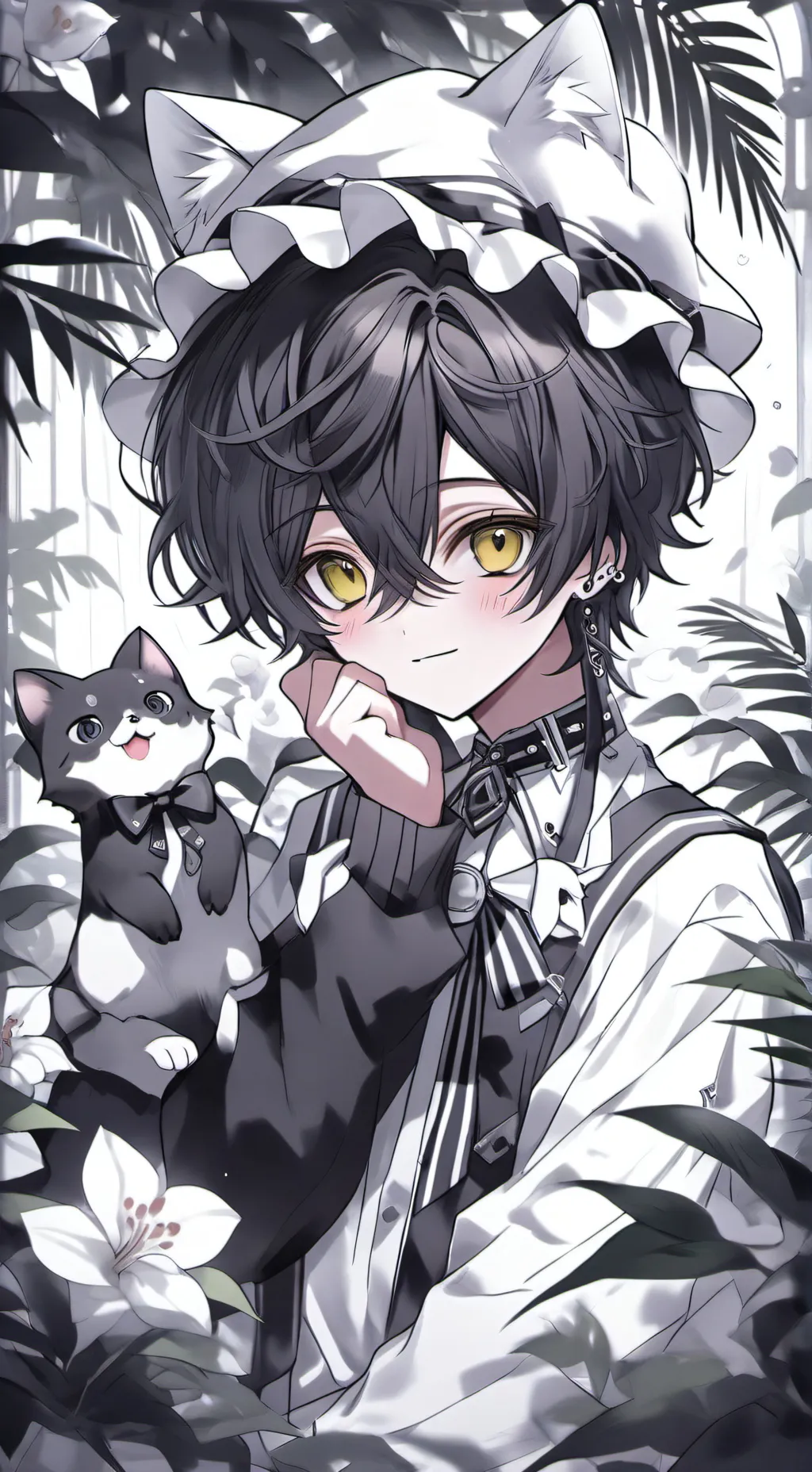 ai character: Catboy background