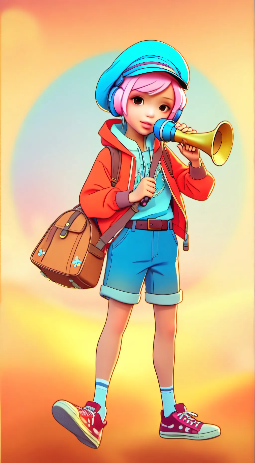 ai character: Kpop Gc background