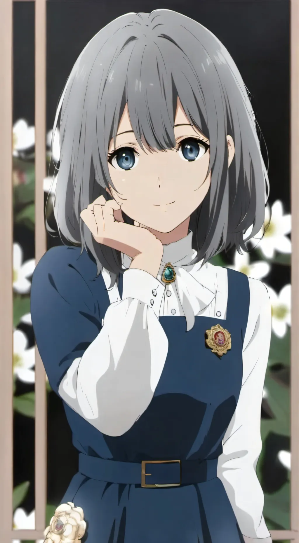 ai character: Chica pobre background