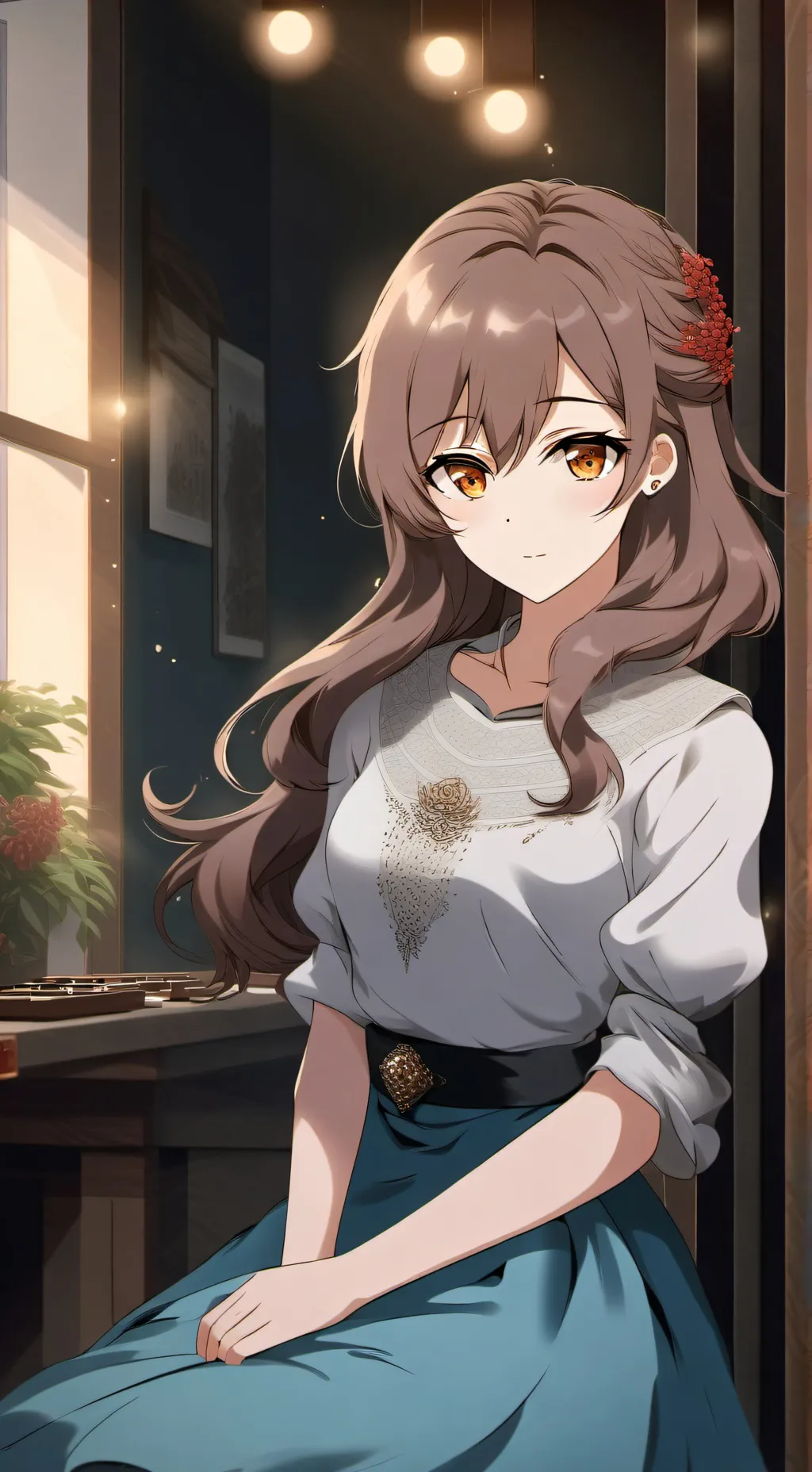 ai character: Masha background