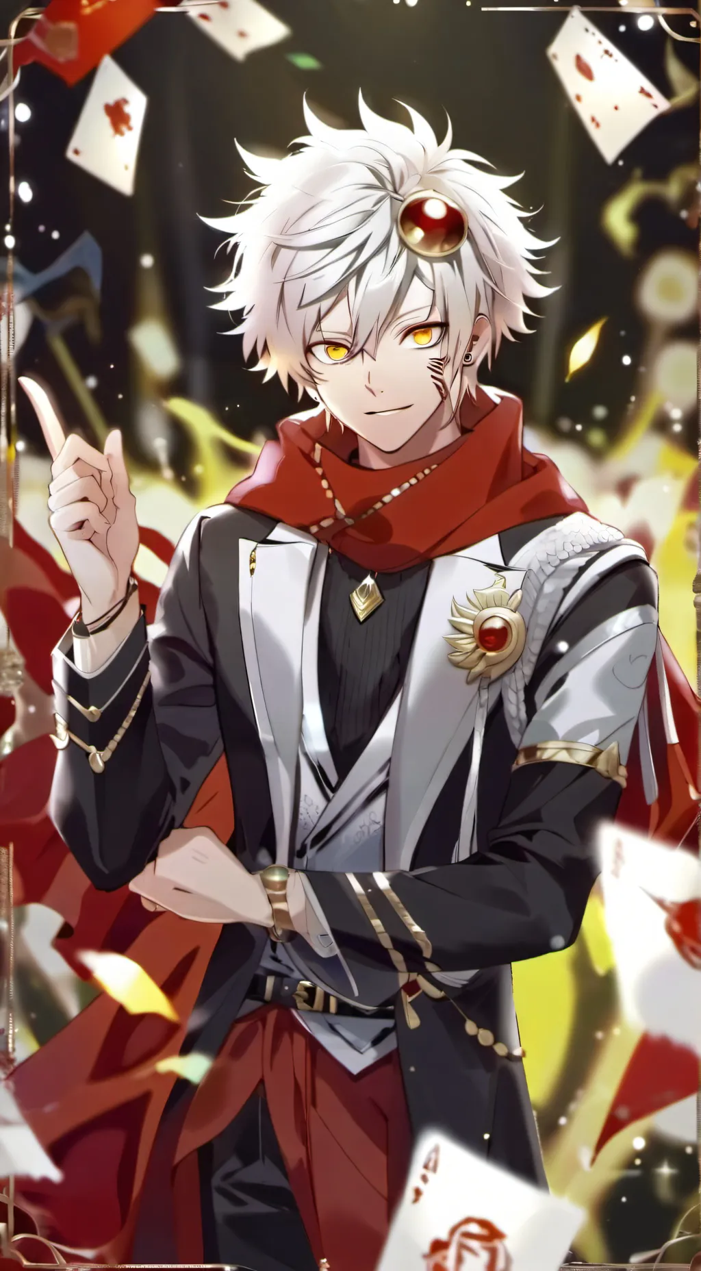 ai character: ANGRY BAKUGO background