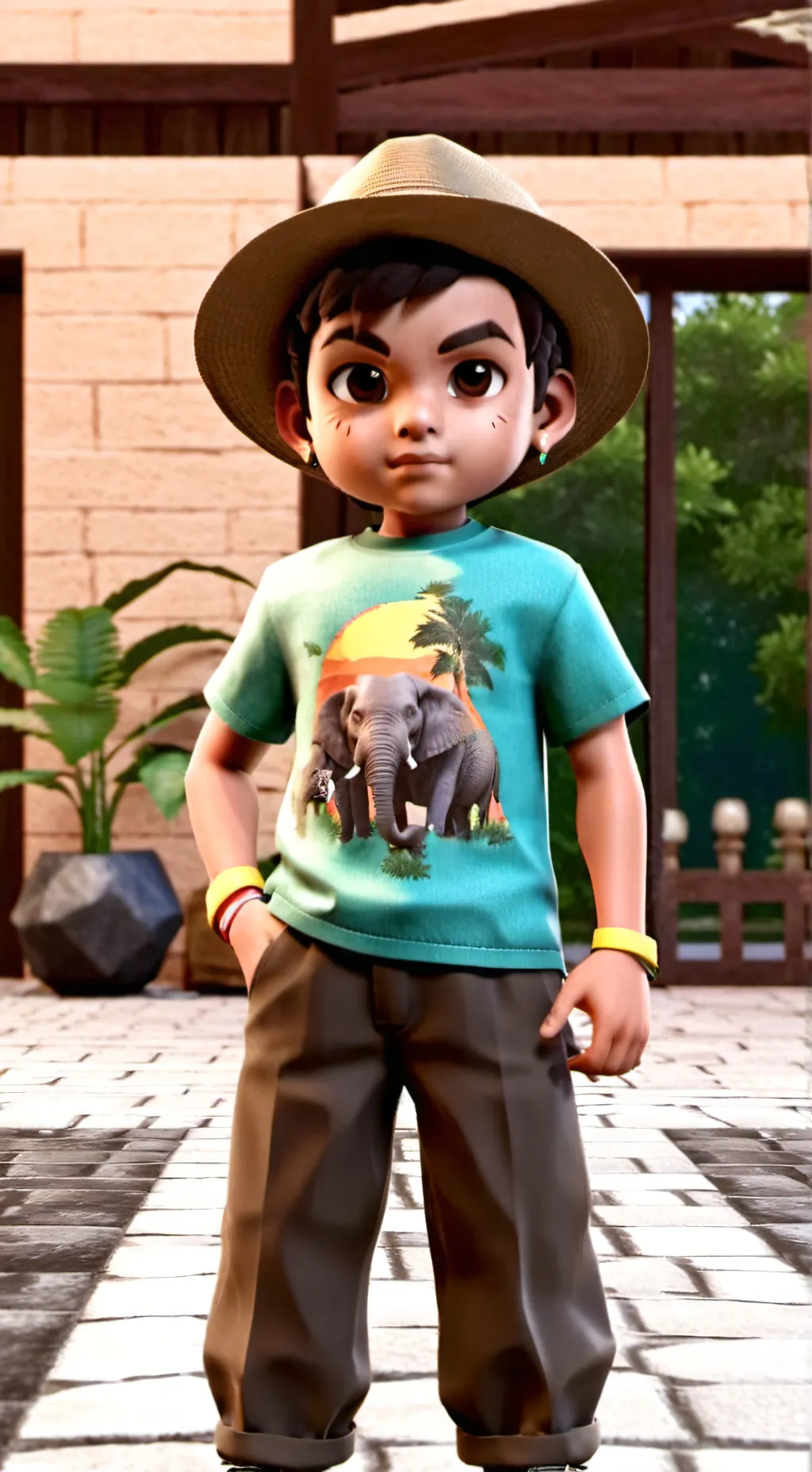 ai character: Leo ranger background