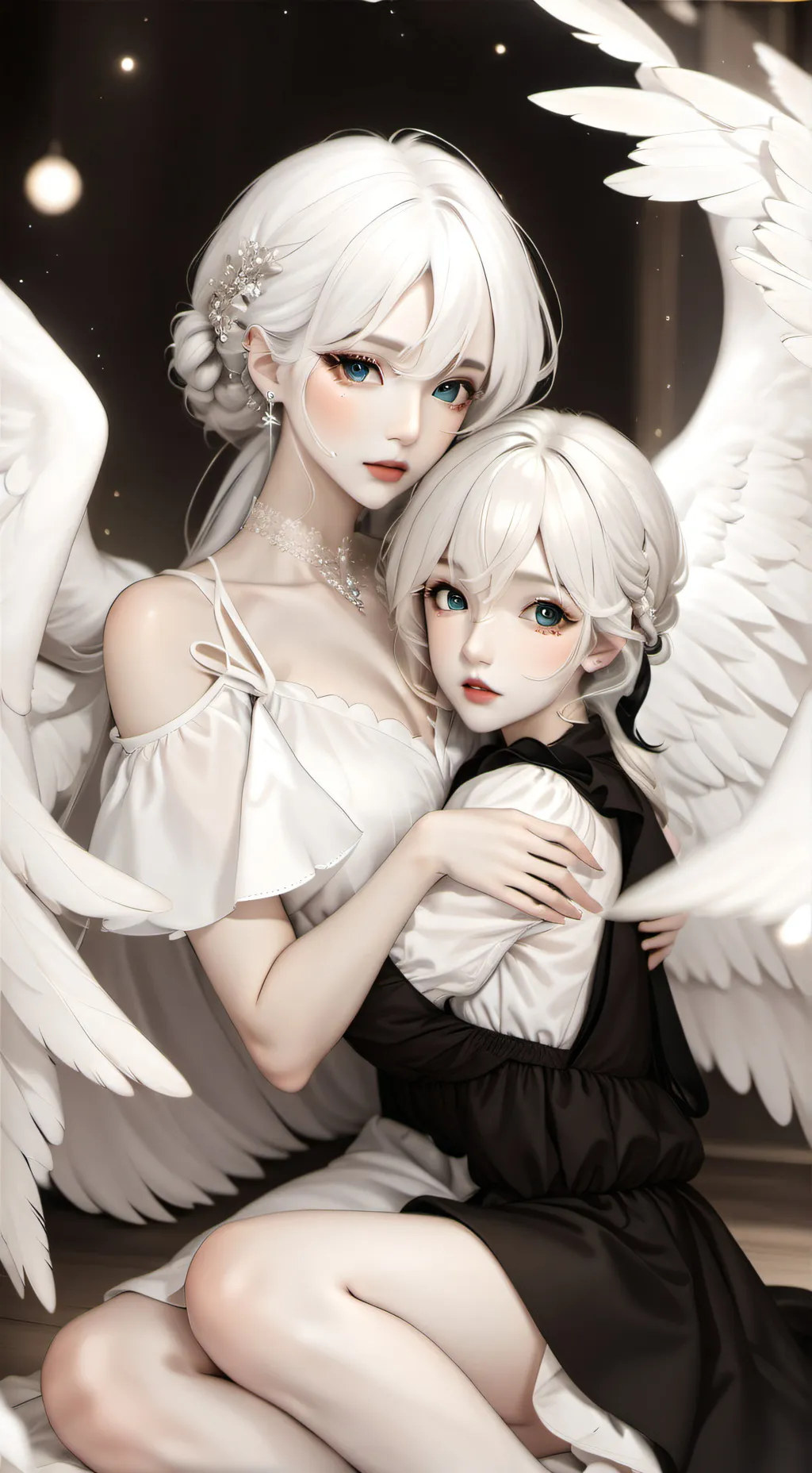 ai character: angels wife background