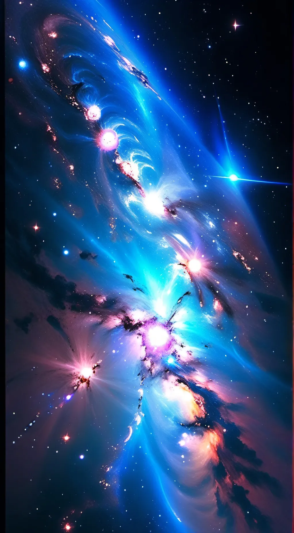 ai character: earth moon uranus background