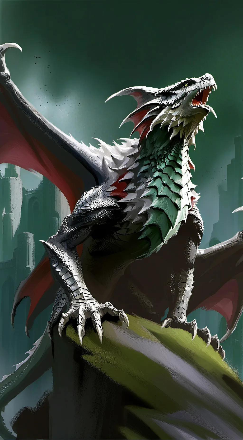 ai character: wing of fire  background