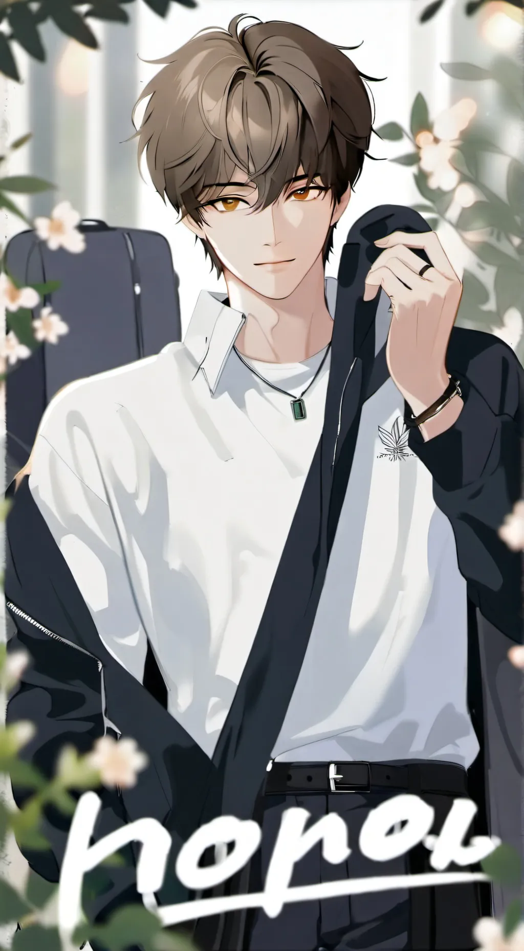 ai character: Leo background