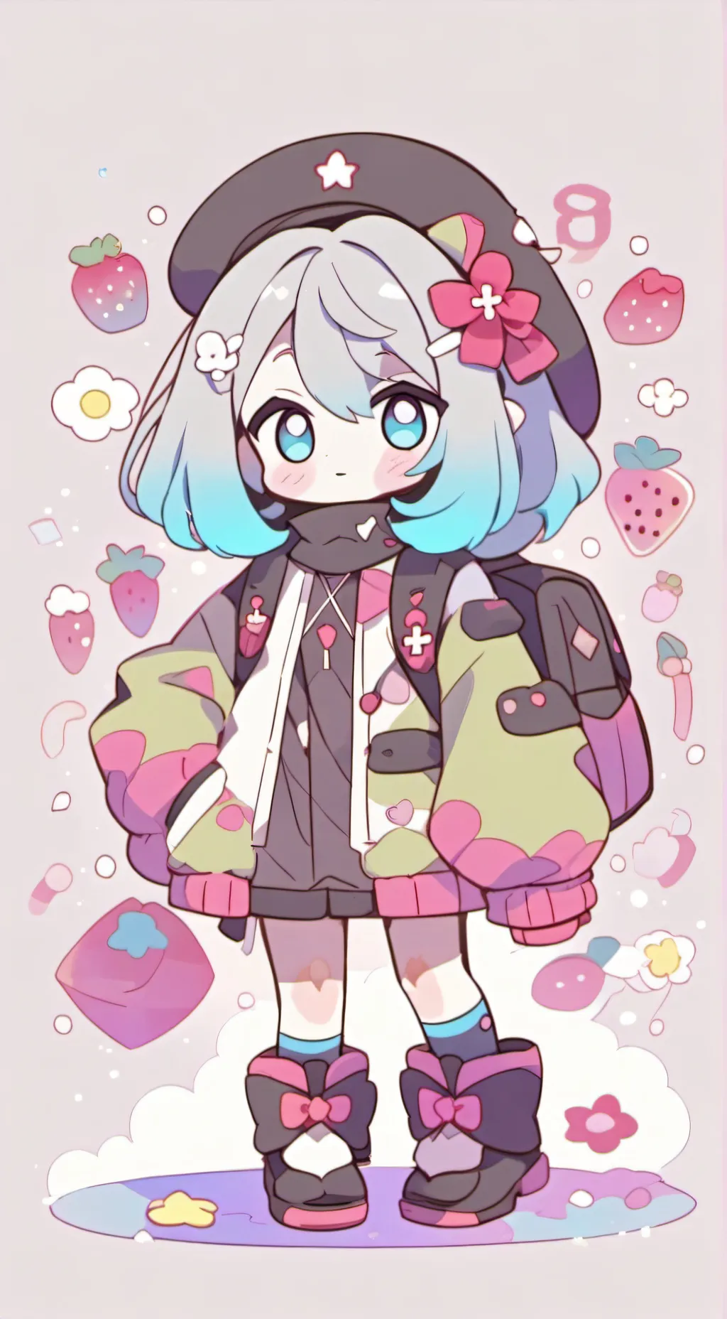 ai character: spoiled lil sister background