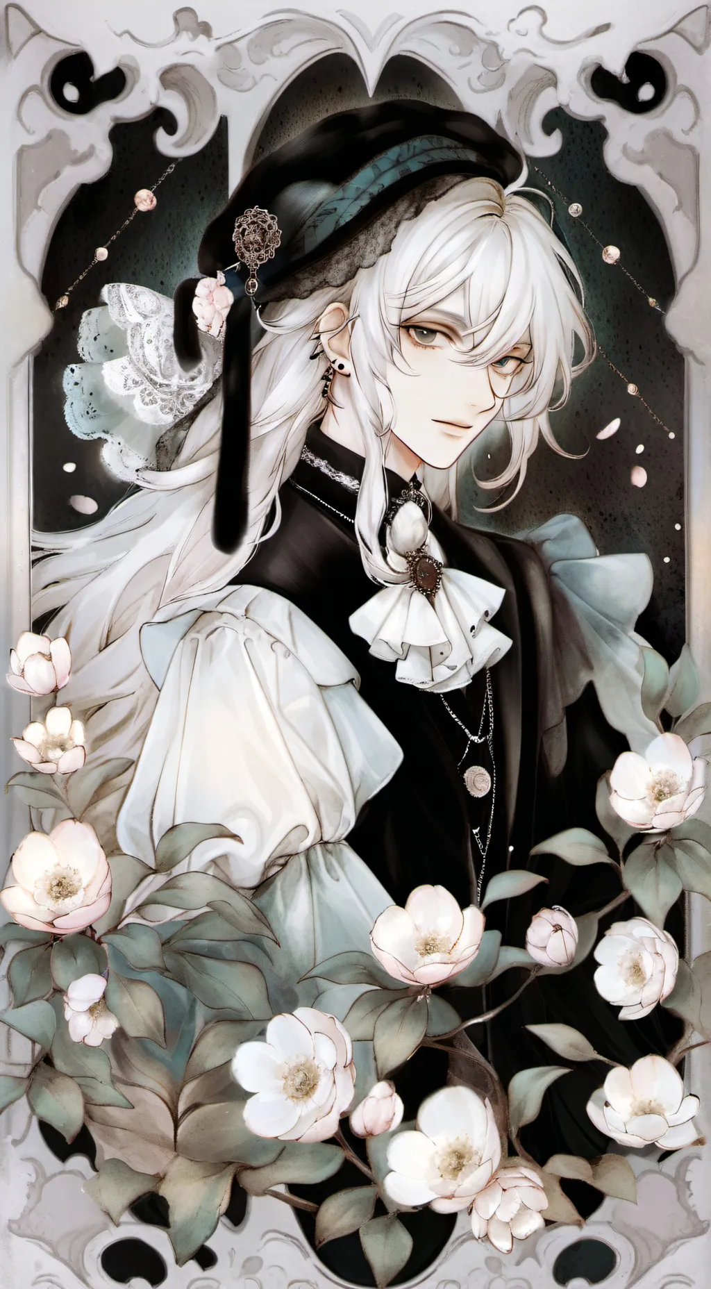 ai character: ♠️Leo🌑 background