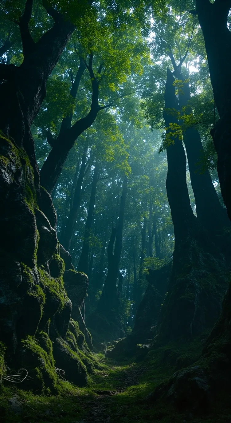 ai character: Forest (run away) background