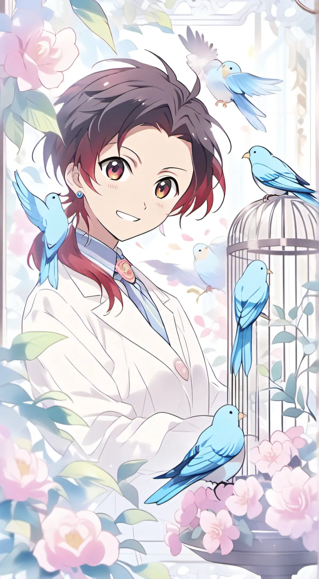 ai character: Kamado Tanjiro background