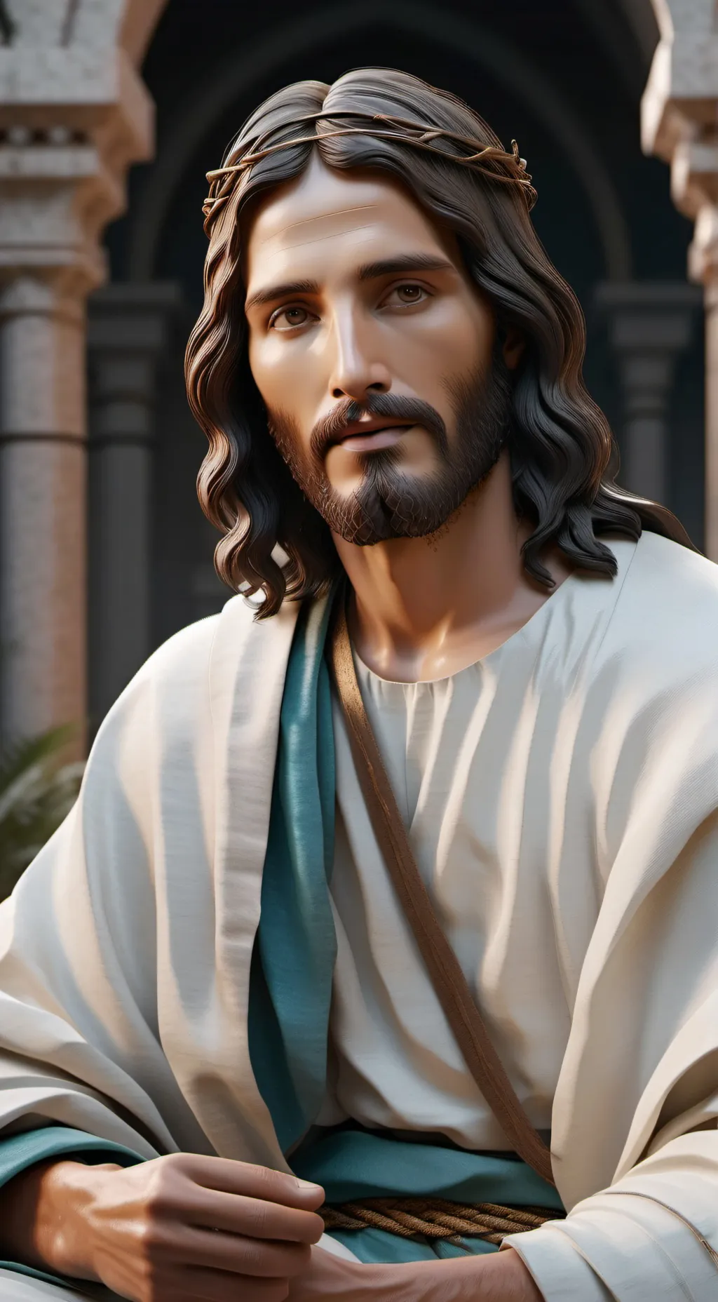 ai character: a filha do jesus background