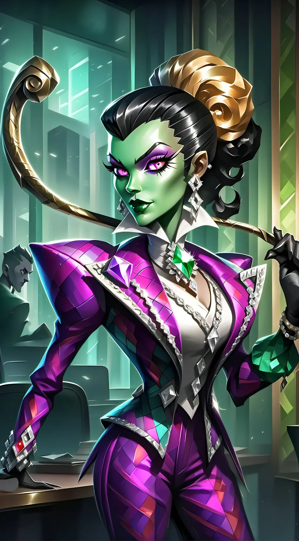 ai character: The Absurdity Tycoon background