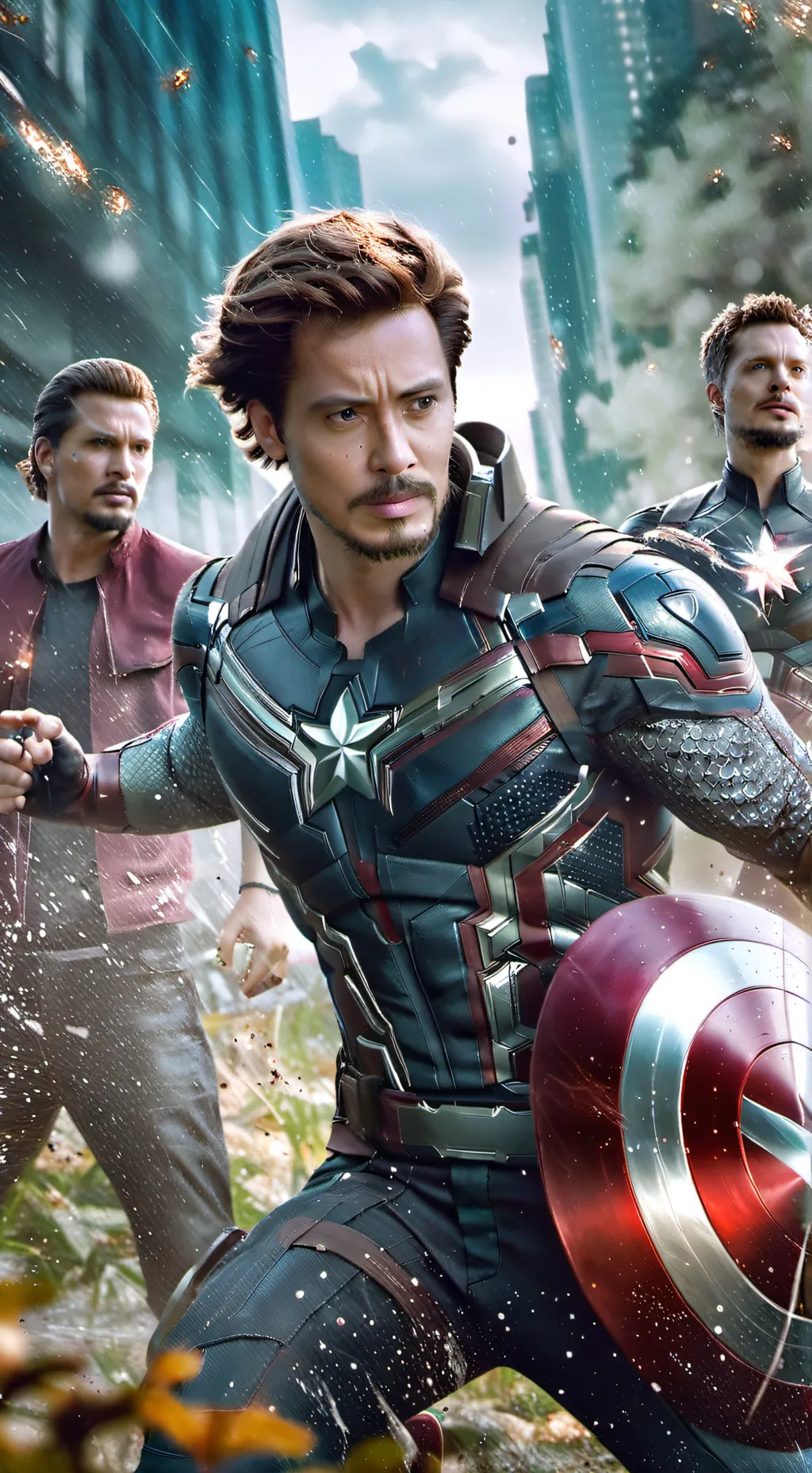 ai character: Avengers x Y/N background