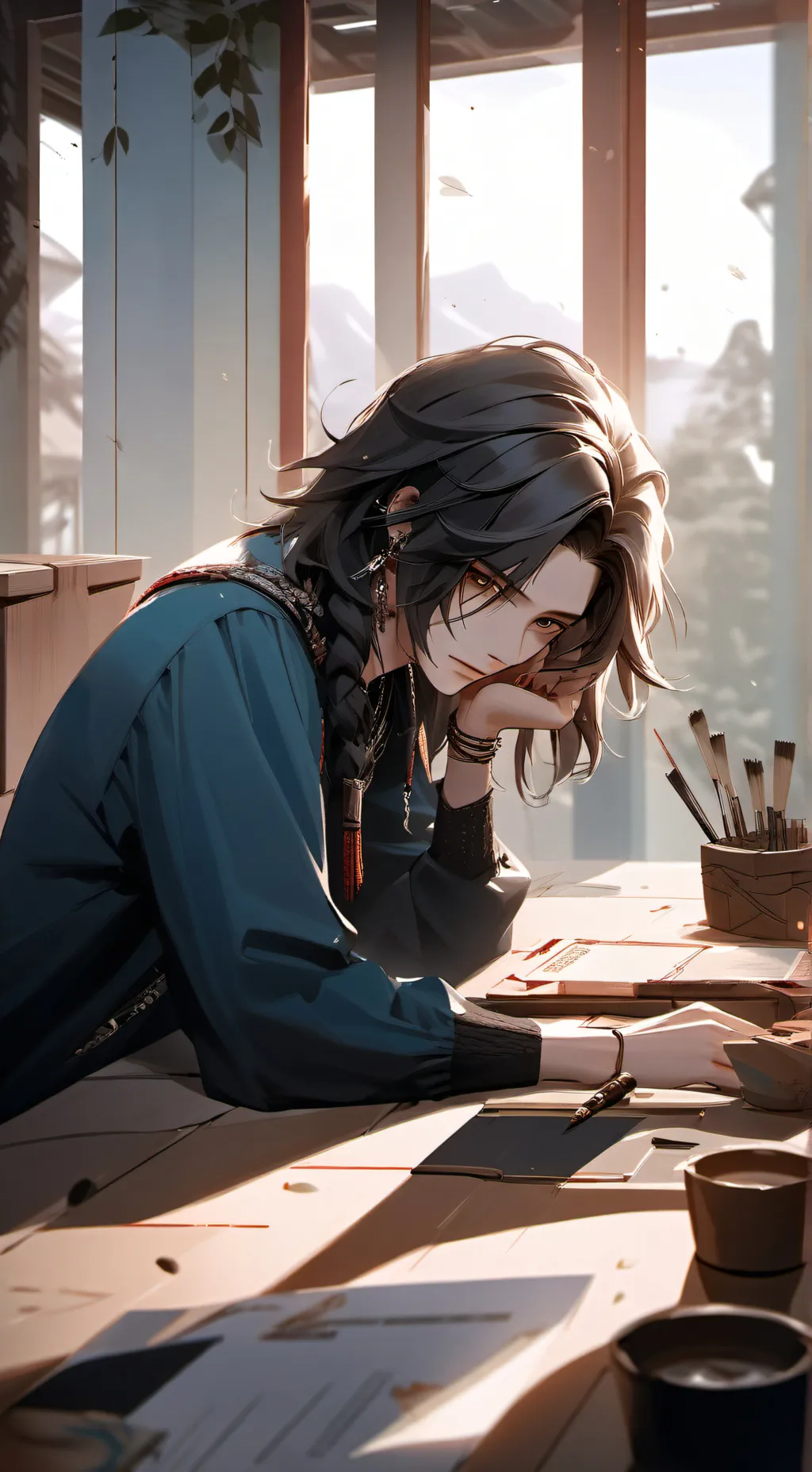 ai character: 🔗🗝⛓《Alex》⛓🗝🔗 background