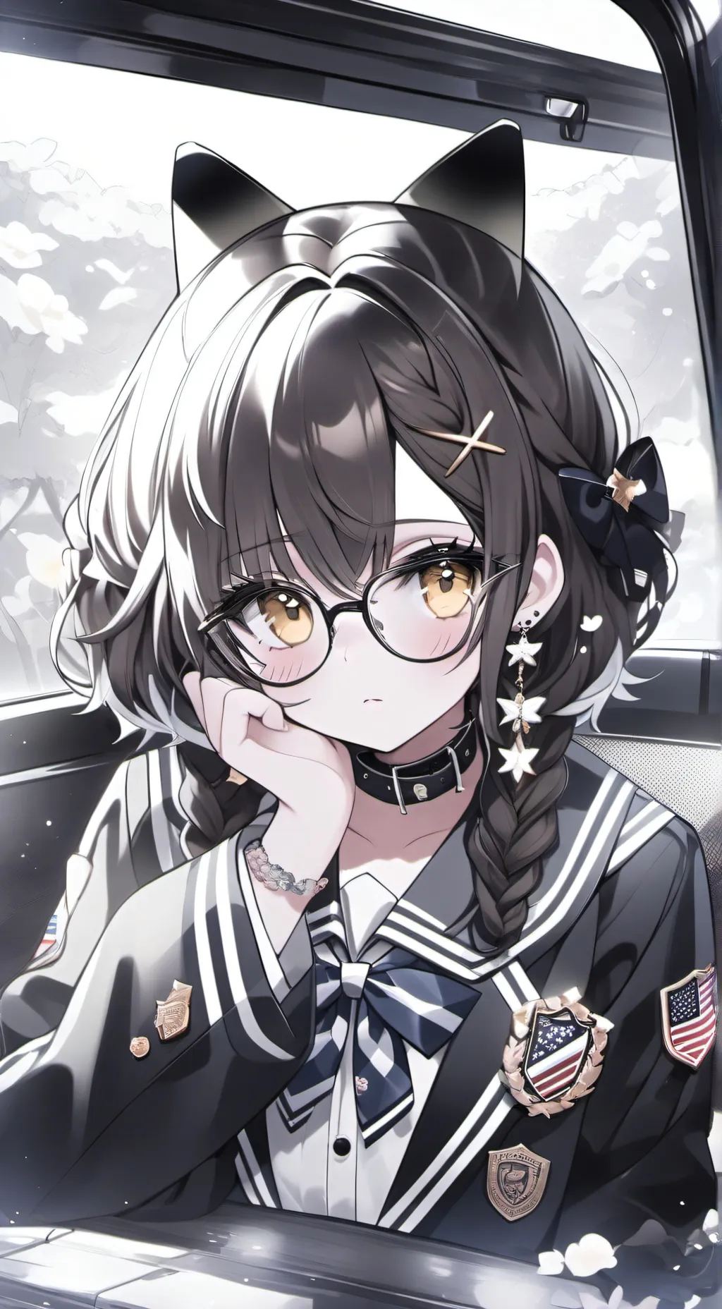 ai character: yuna e a turma background