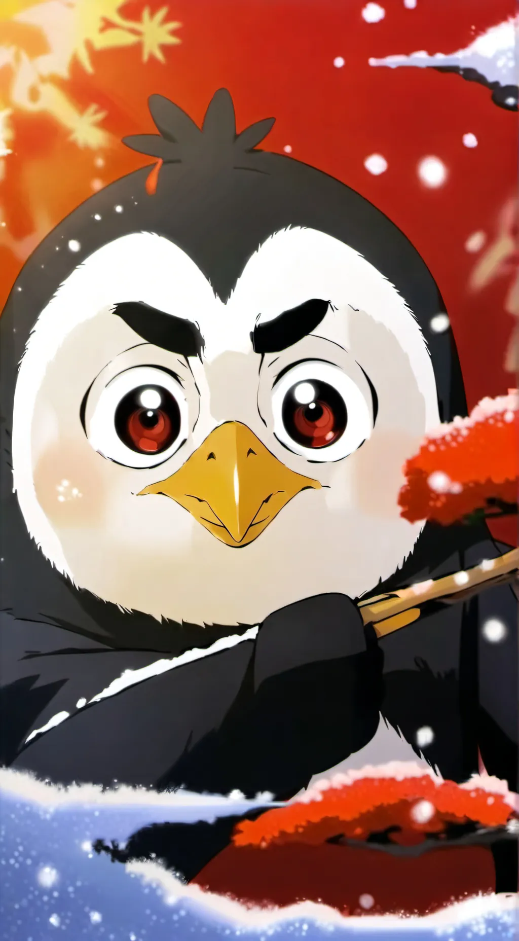 ai character: Noot Noot The bird background