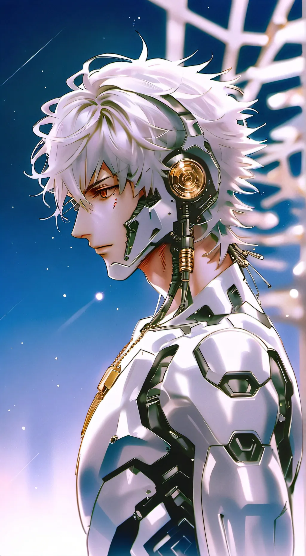 ai character: robot attack background