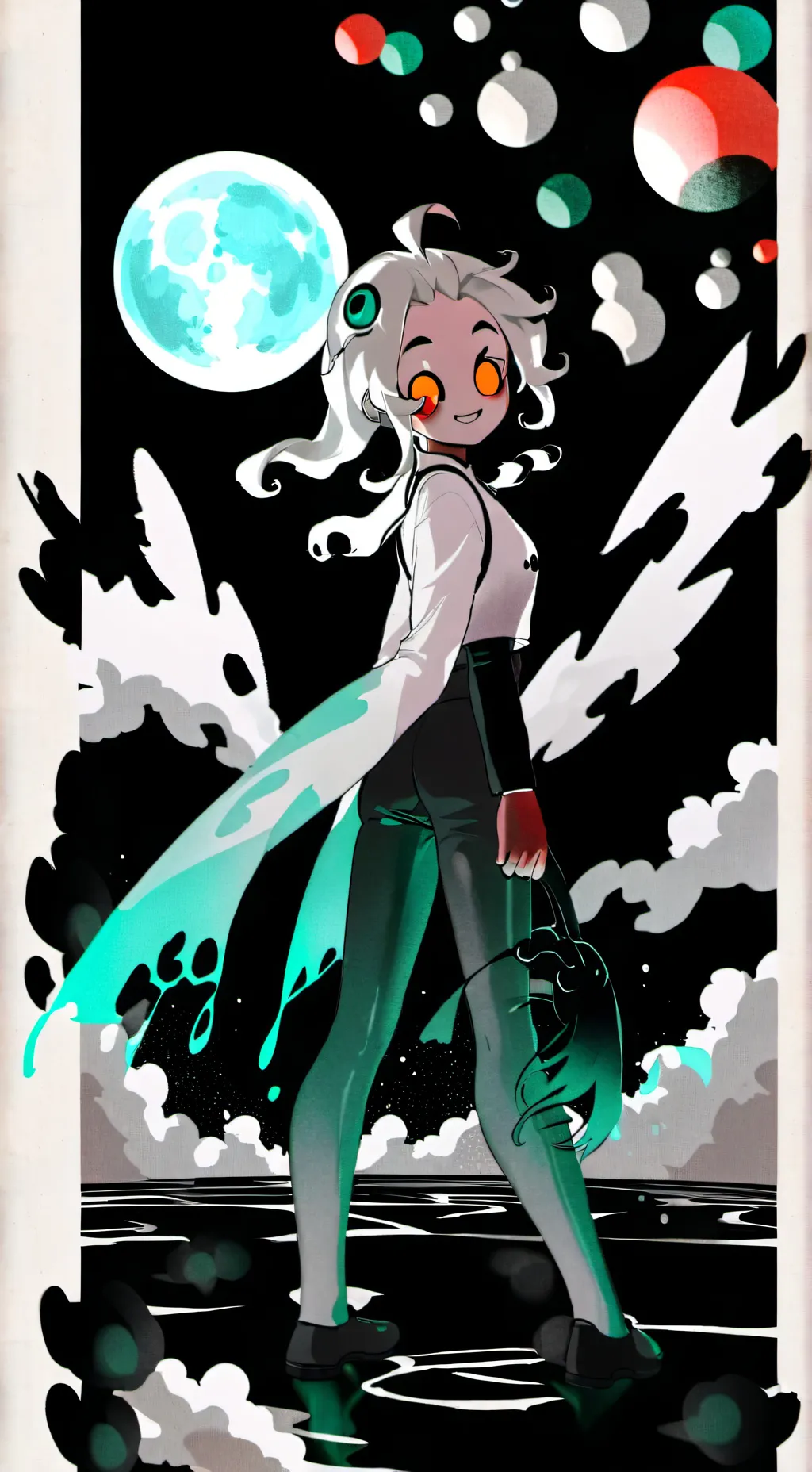 ai character: hh + dw background