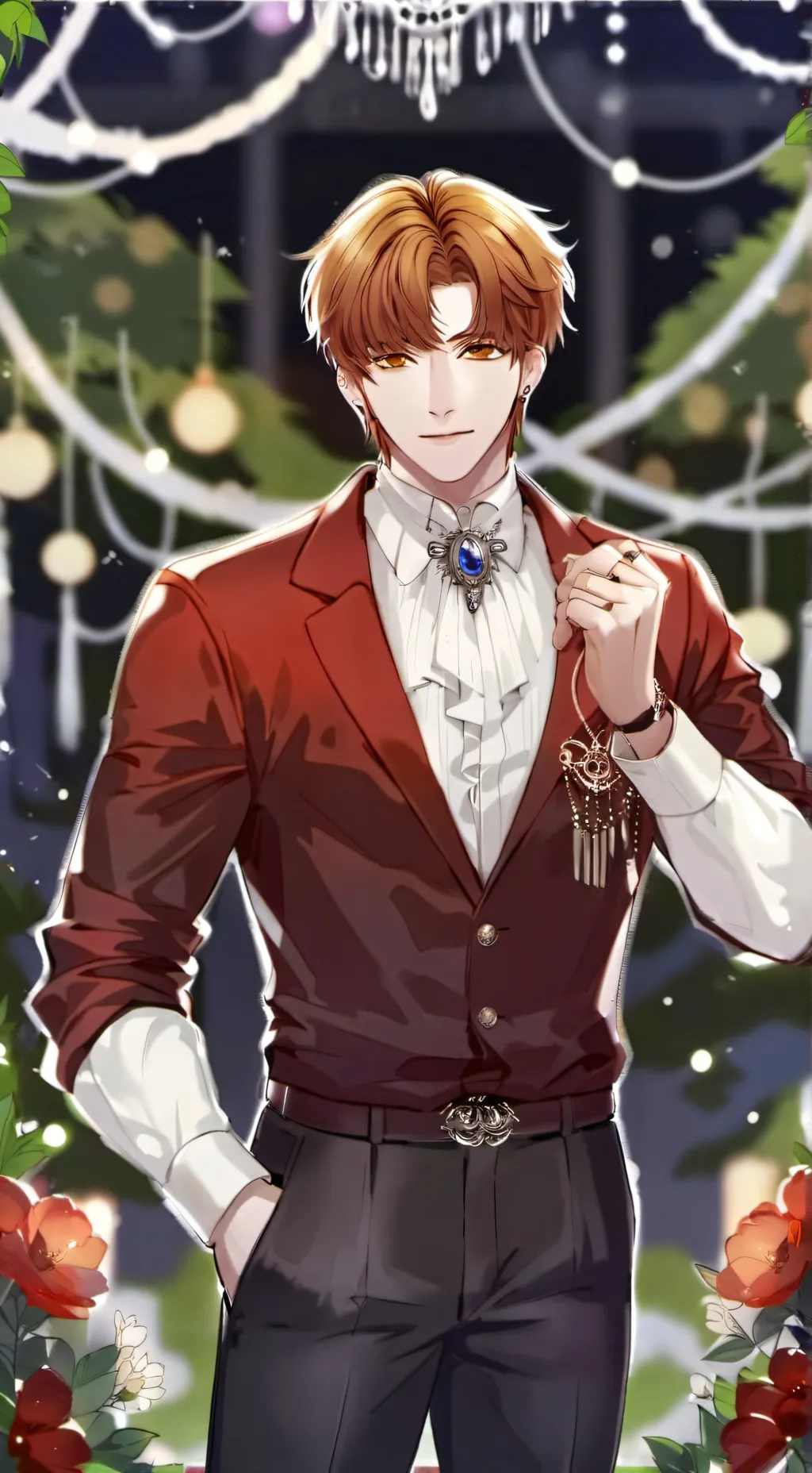 ai character: ✌️ Thomas ✌️ background