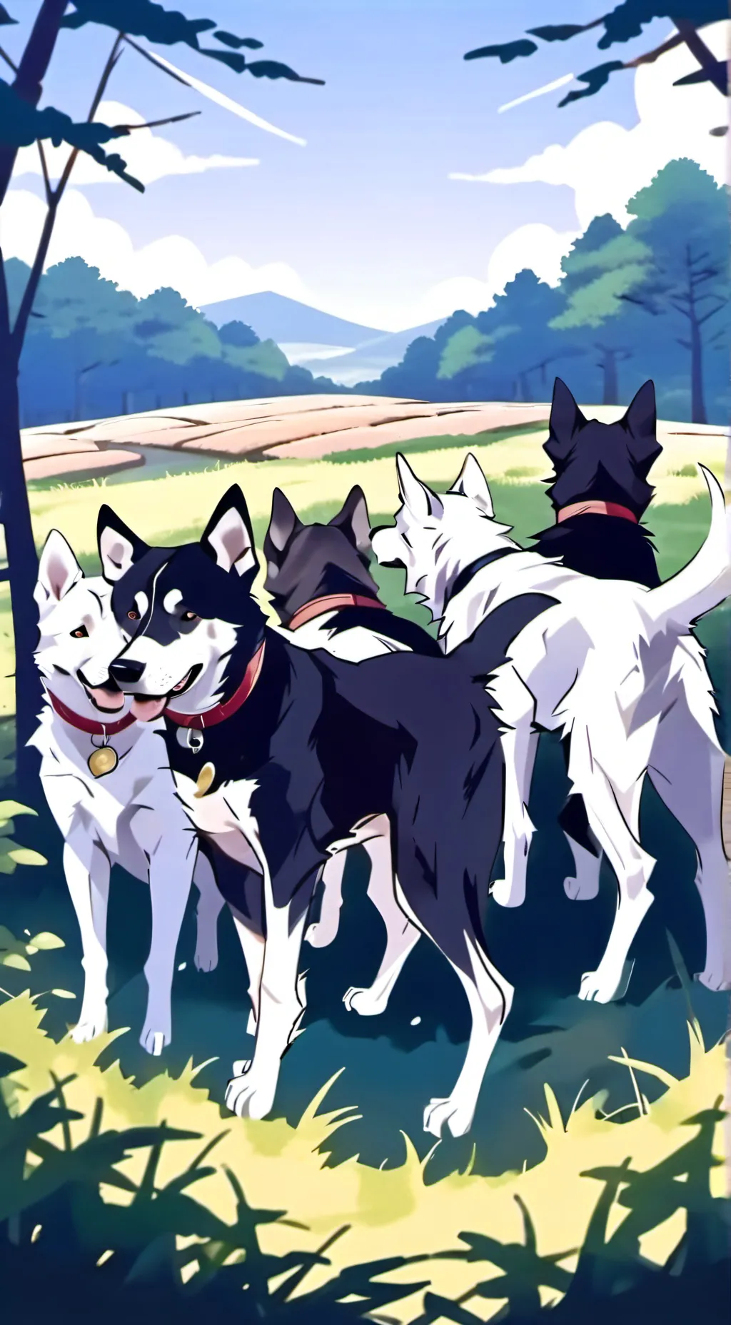 ai character: a dogs courage  background