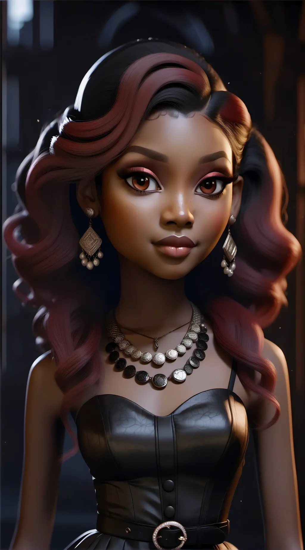 ai character: baddie slay boo background