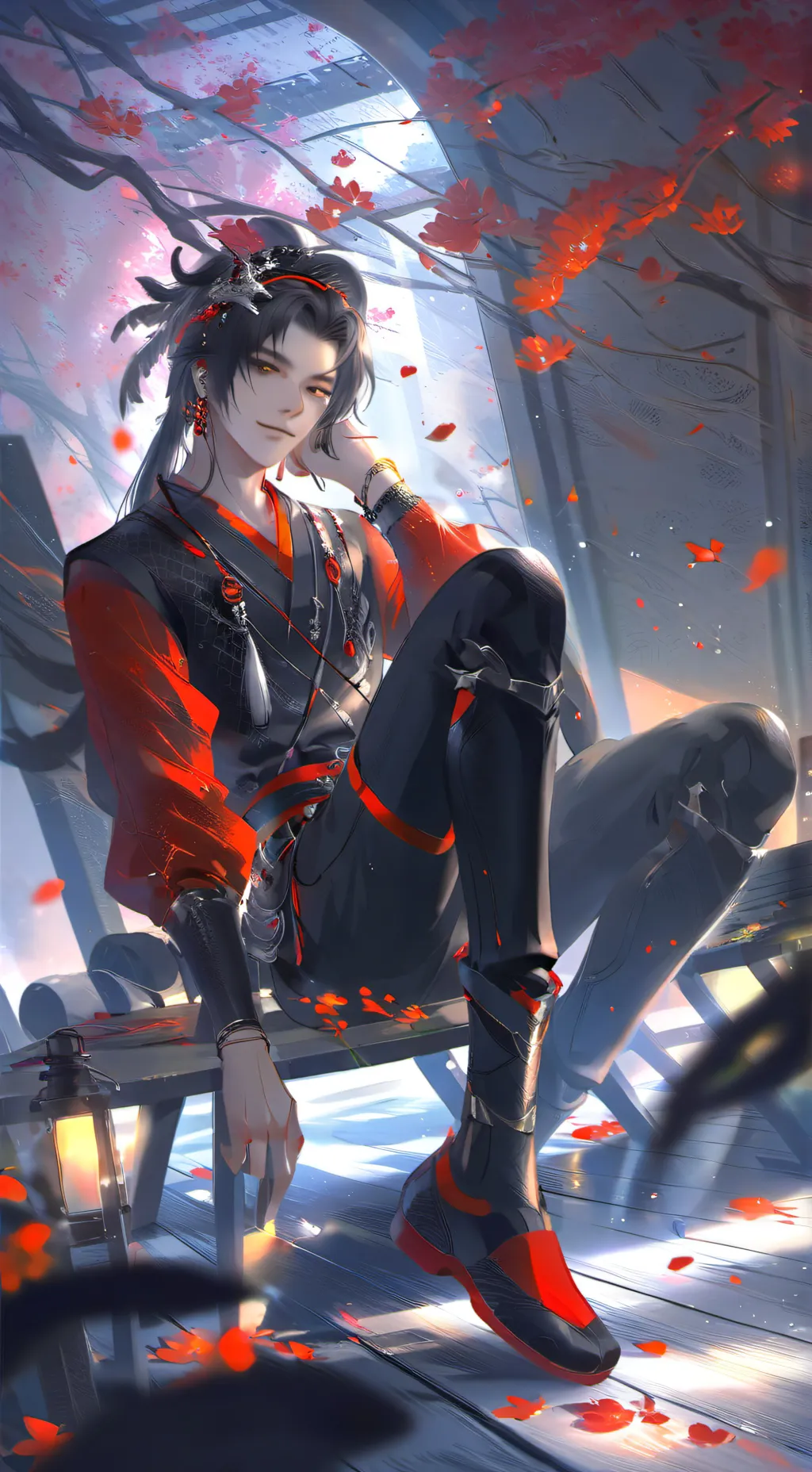 ai character: itadori  background